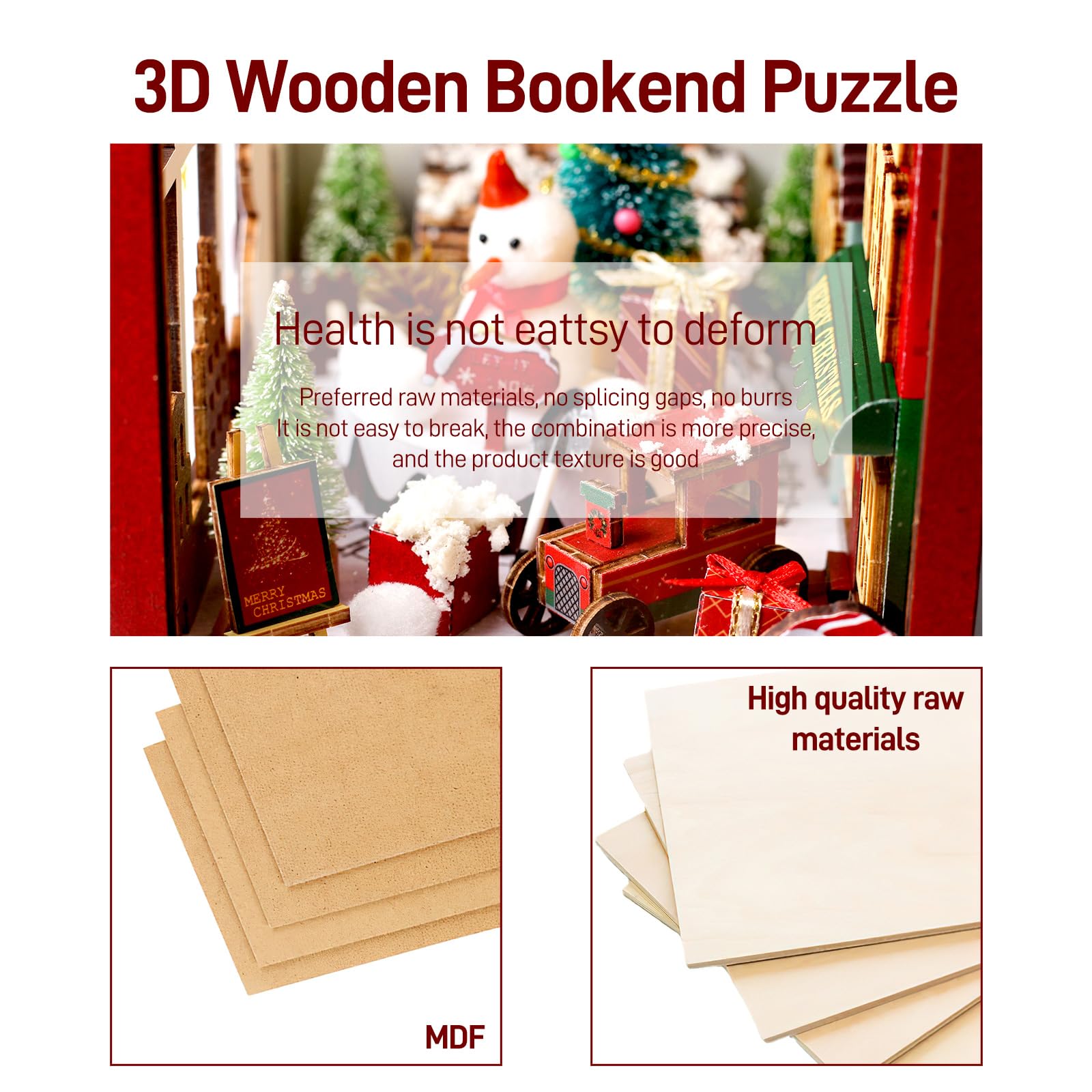 DIY Book Nook Kit - 3D Wooden Puzzle Miniature House Craft for Adults & Teens | Music & Lighting Included | Perfect for Home Decor, Bookshelf Display & Unique Gifts
