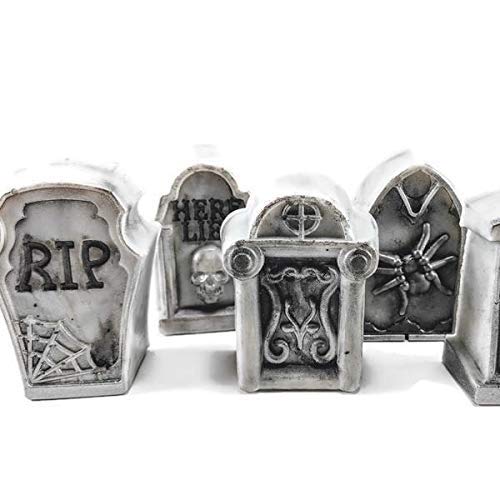 Handmade All-Natural Goat Milk Soap - Grave Encounters Tombstone Halloween Gift Set (5 oz) | Perfect for Spooky Decor, Halloween Party Favors & Gothic Bathroom Essentials