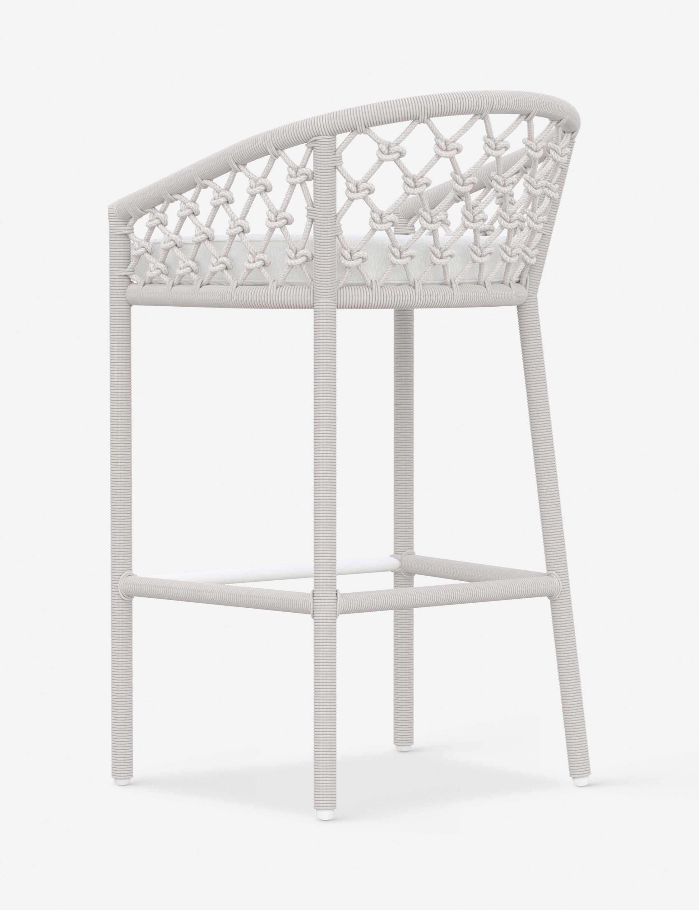 Premium Gibbs Indoor/Outdoor Bar Stool - Weather-Resistant Patio & Kitchen Counter Height Stool for Dining, Entertaining & Outdoor Decor