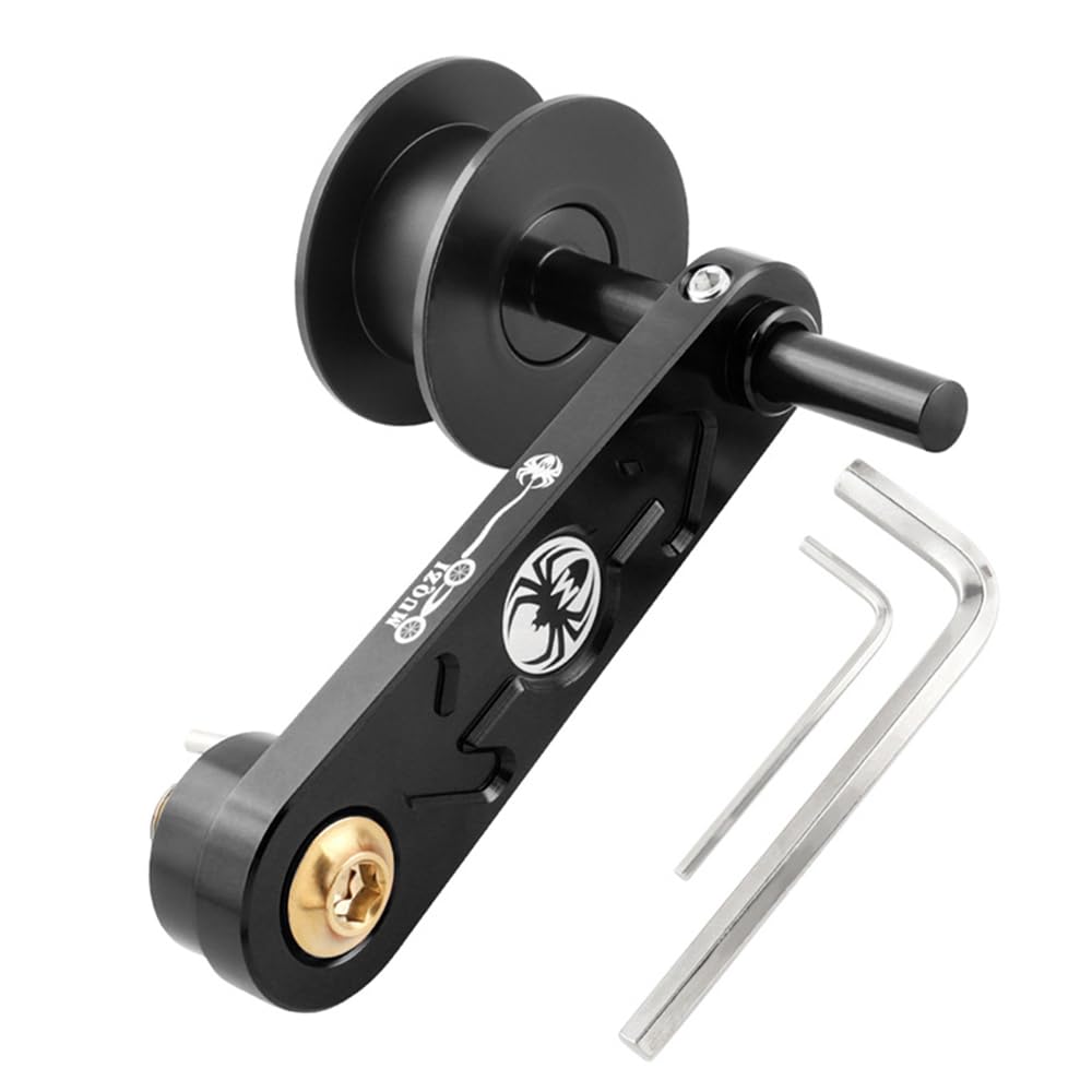 Single Speed Chain Tensioner Roller for BMX & Fixie Bikes - Black | Durable Bike Chain Guide for Smooth Cycling | Perfect for Urban Commuting & Street Riding