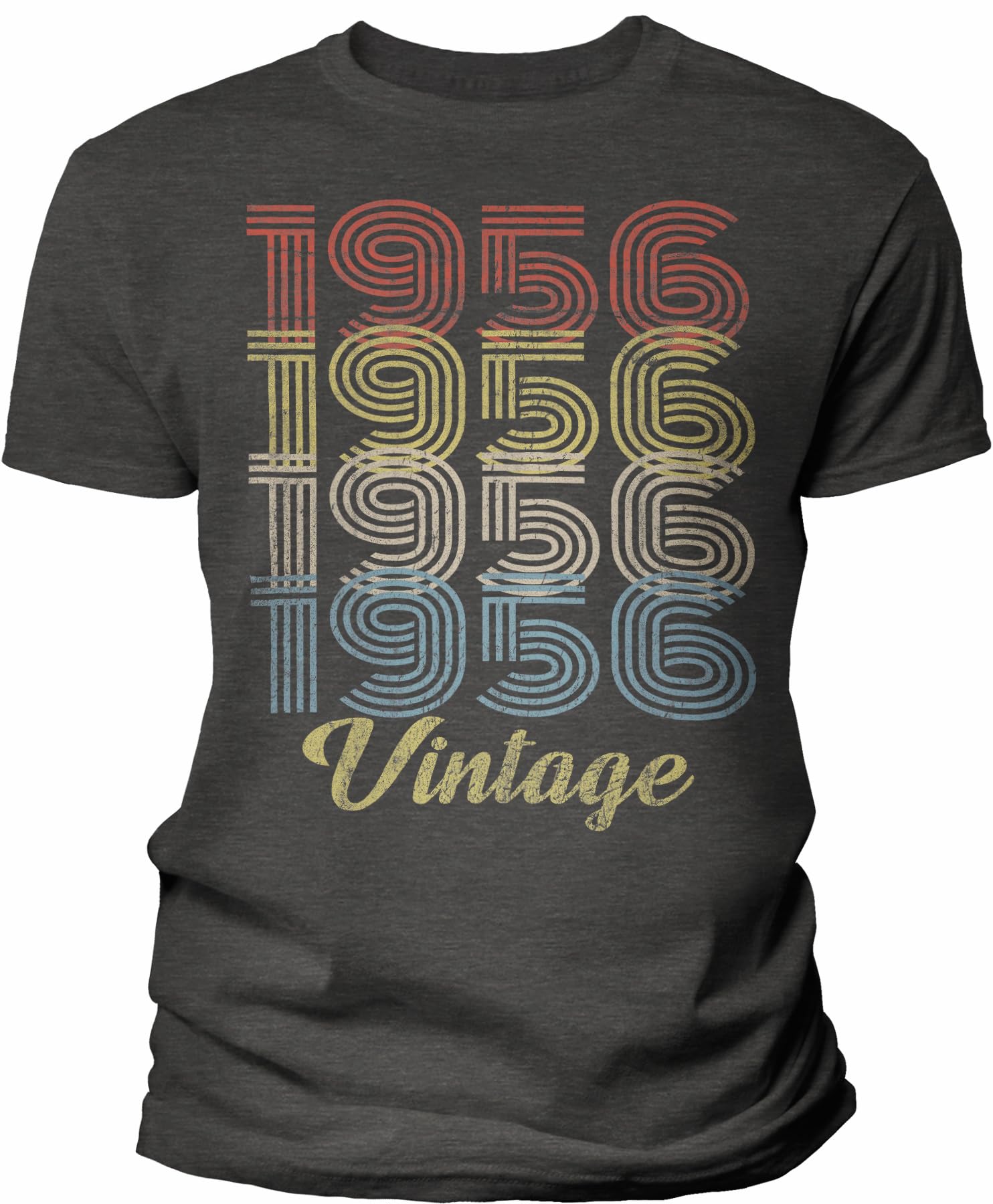 Vintage 1956 Retro 69th Birthday Shirt for Men - Funny 69 Year Old Gift Idea - Perfect for Birthday Parties, Retirement Celebrations & Special Occasions