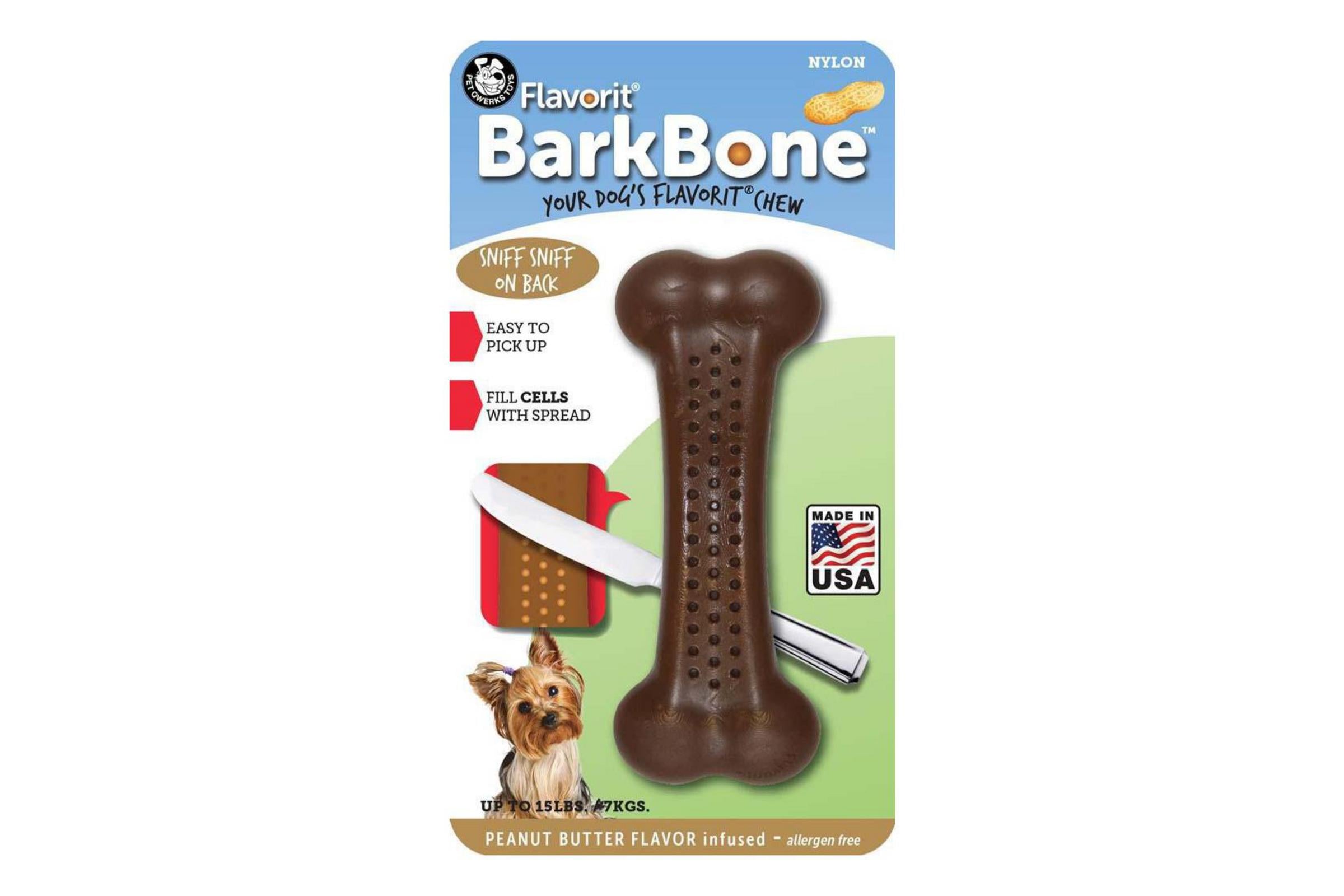 Flavorit BarkBone Peanut Butter Dog Treats - All Natural, Crunchy & Delicious for Small, Medium & Large Dogs - Perfect for Training, Rewards & Dental Health