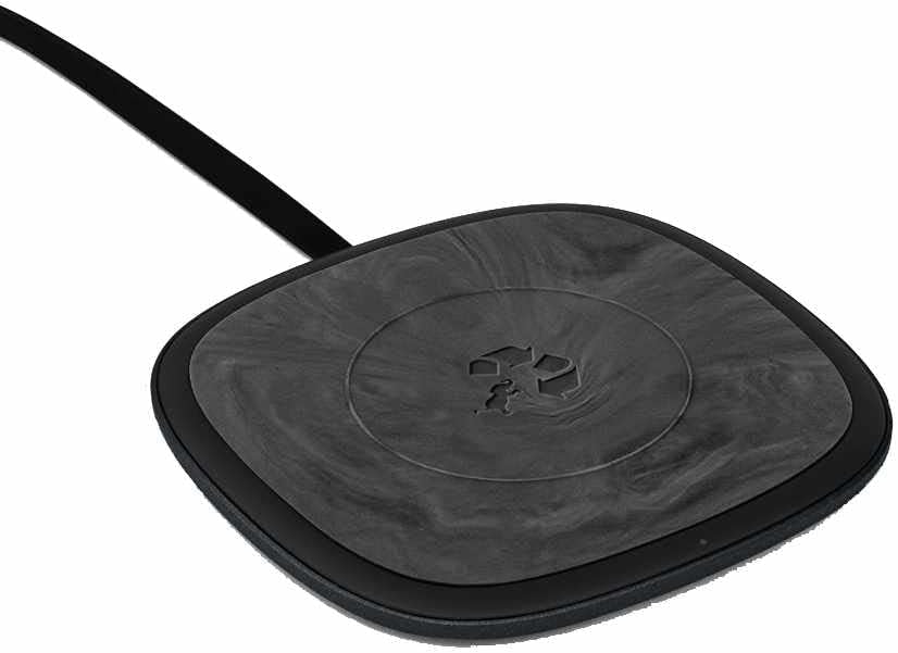 Nimble Apollo 15W Qi Fast Wireless Charging Pad with 20W Power Adapter - Compatible with iPhone 15/14/13/12, Samsung Galaxy S23/S22/S21, AirPods - Fast Wireless Charger for Home, Office, Nightstand, Car (Black)