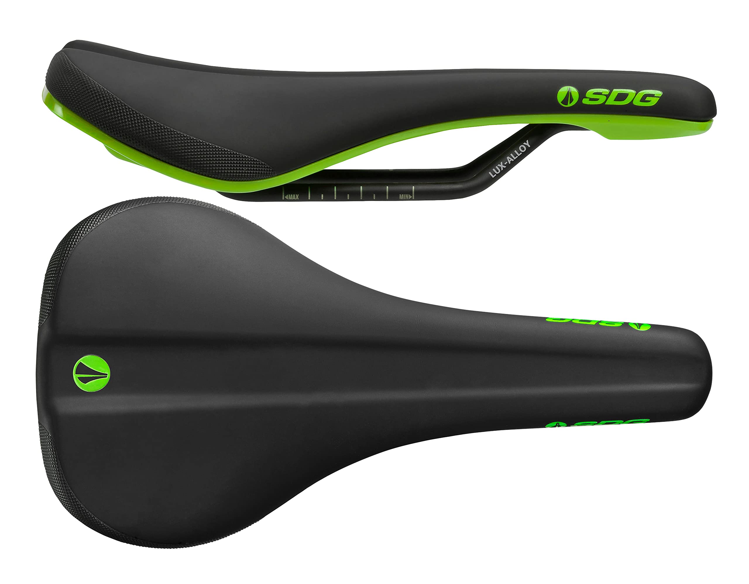 SDG Bel Air 3.0 Lux-Alloy Rail Bike Saddle - Lightweight Comfortable Bicycle Seat for Road & Mountain Bikes - Perfect for Commuting, Touring & Long Distance Cycling