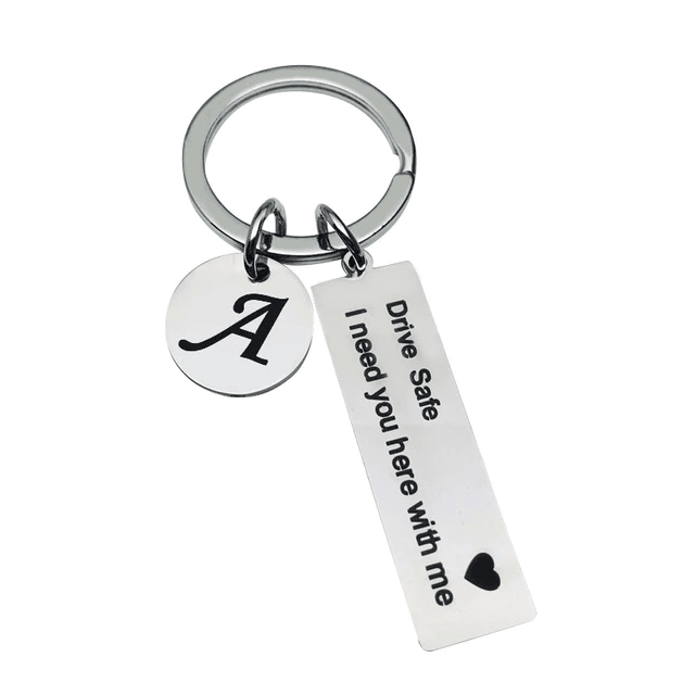 Drive Safe Keychain - Car Safety Key Holder for Keys & Keyrings - Perfect for Drivers, Commuters & Road Trips