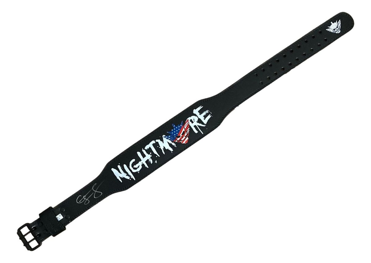 Cody Rhodes Signed WWE American Nightmare Black Weight Lifting Belt - Authentic Collectible Memorabilia for Wrestling Fans & Sports Enthusiasts - Perfect for Display, Gifts, and Fan Collections