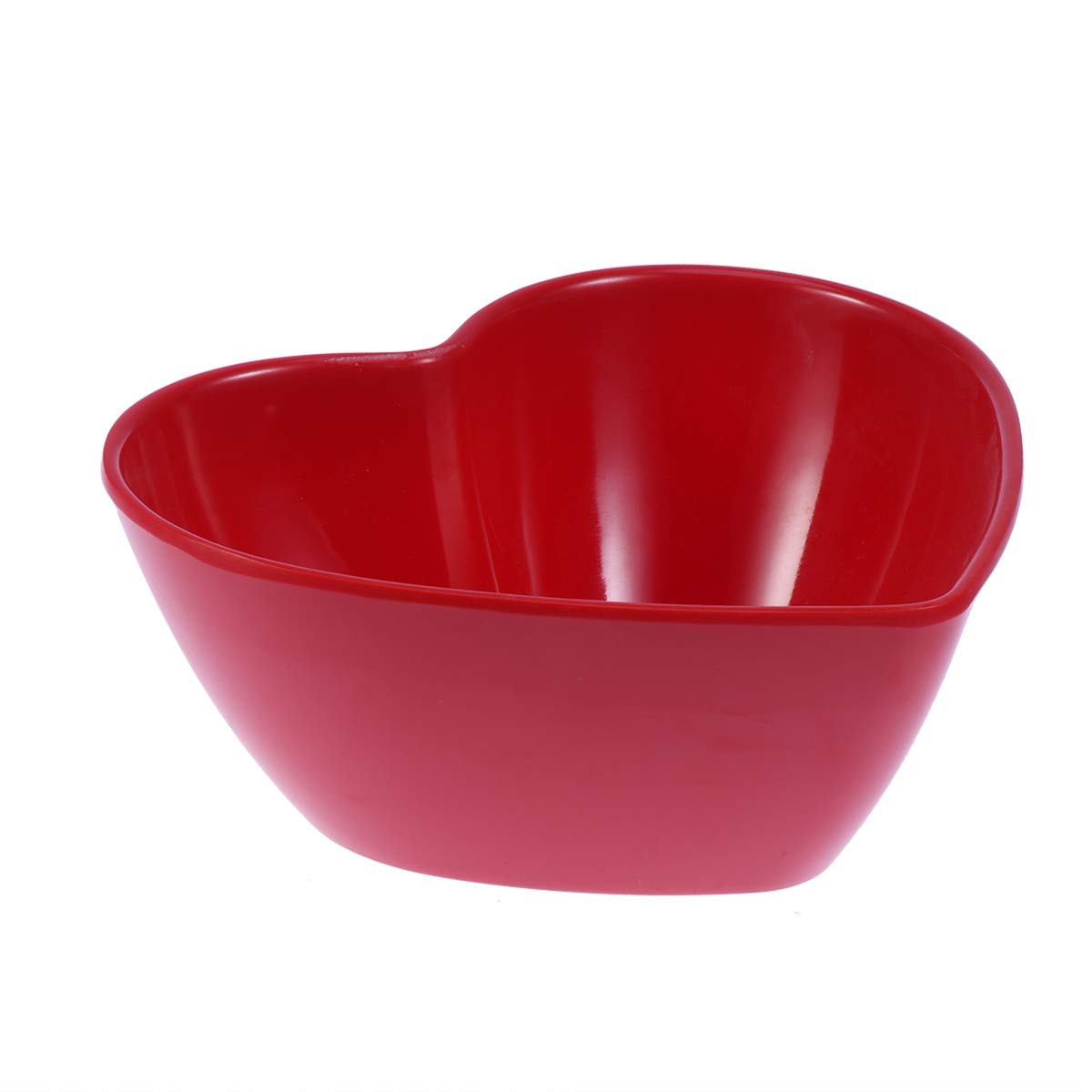1pc Heart Shaped Salad Bowl - Ceramic Cereal & Soup Bowls with Rotating Base - Small Serving Dish for Party, Valentine's Day, Home Decor (Red) | Perfect for Romantic Dinners, Breakfast in Bed, and Cute Kitchen Decor
