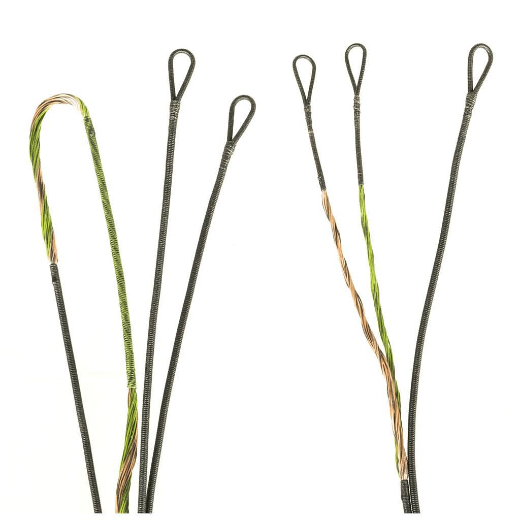 FSP 24st Assassin Botch String Kits - Green/Bronze Color Archery Bowstring Set for Hunting & Target Practice | Perfect for Outdoor Sports, Competition & Training