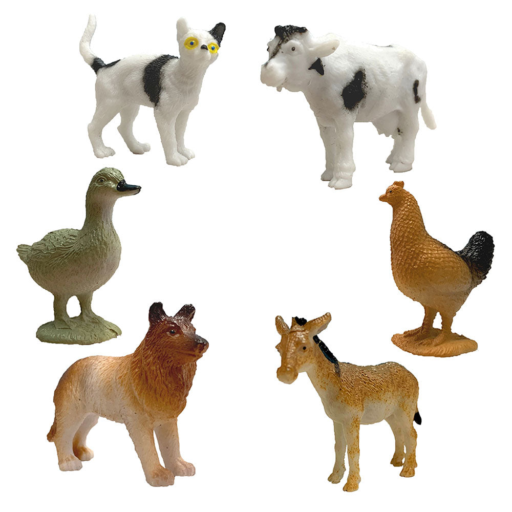 Farm Animals Toy Set - 24 Piece Educational Playset for Kids | Perfect for Preschool Learning, Farm-Themed Parties & Imaginative Play