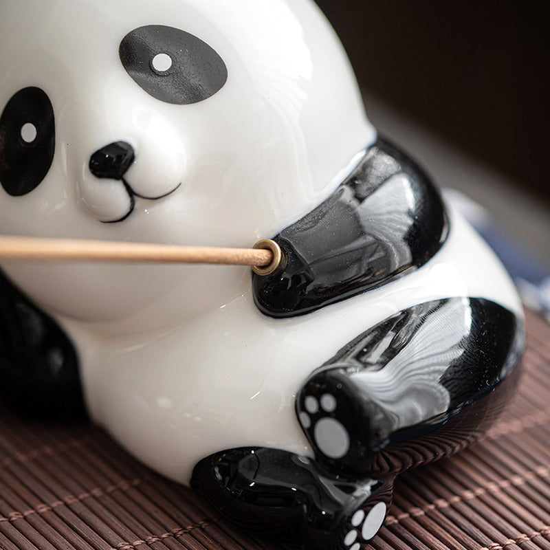 Handmade Porcelain Pandan Tea Pet - Unique Tea Companion for Tea Lovers | Perfect for Tea Ceremonies, Meditation & Home Decor