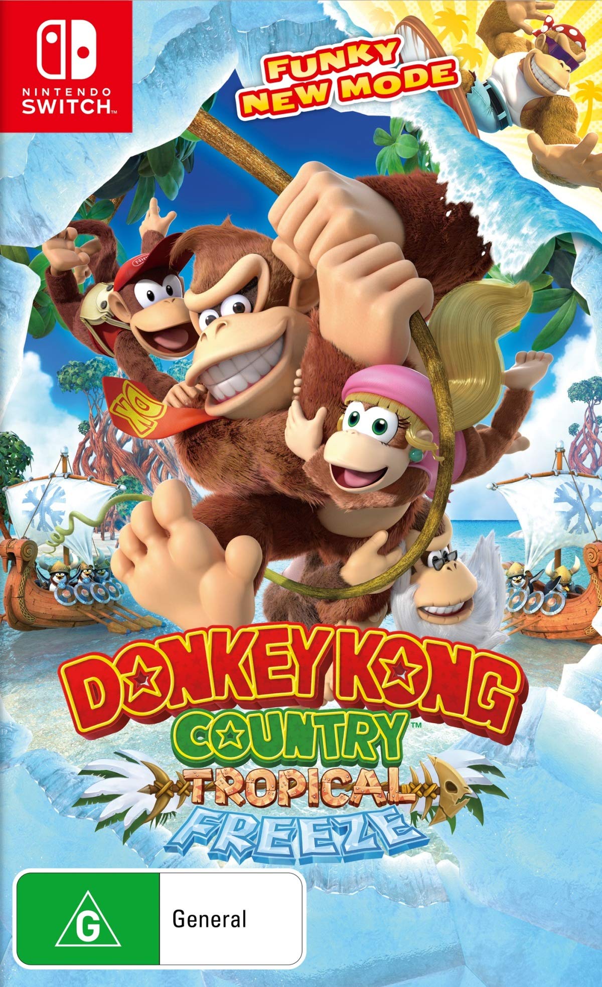 Donkey Kong Tropical Freeze - Nintendo Switch Game - Fun Adventure Platformer for Kids & Adults - Perfect for Family Game Nights & Solo Play