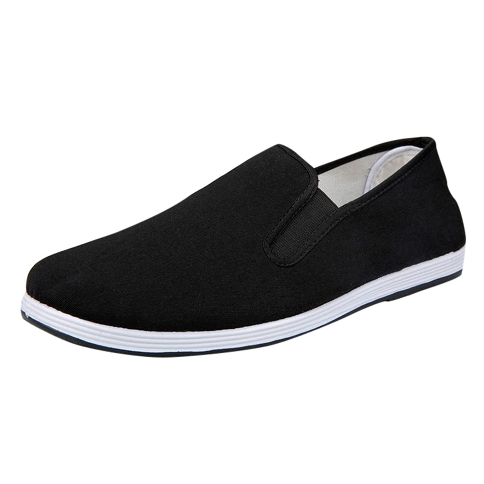 **Men's Black Wide Width Size 12 Sneakers - Breathable Outdoor Fashion Shoes for Running, Walking & Casual Wear**