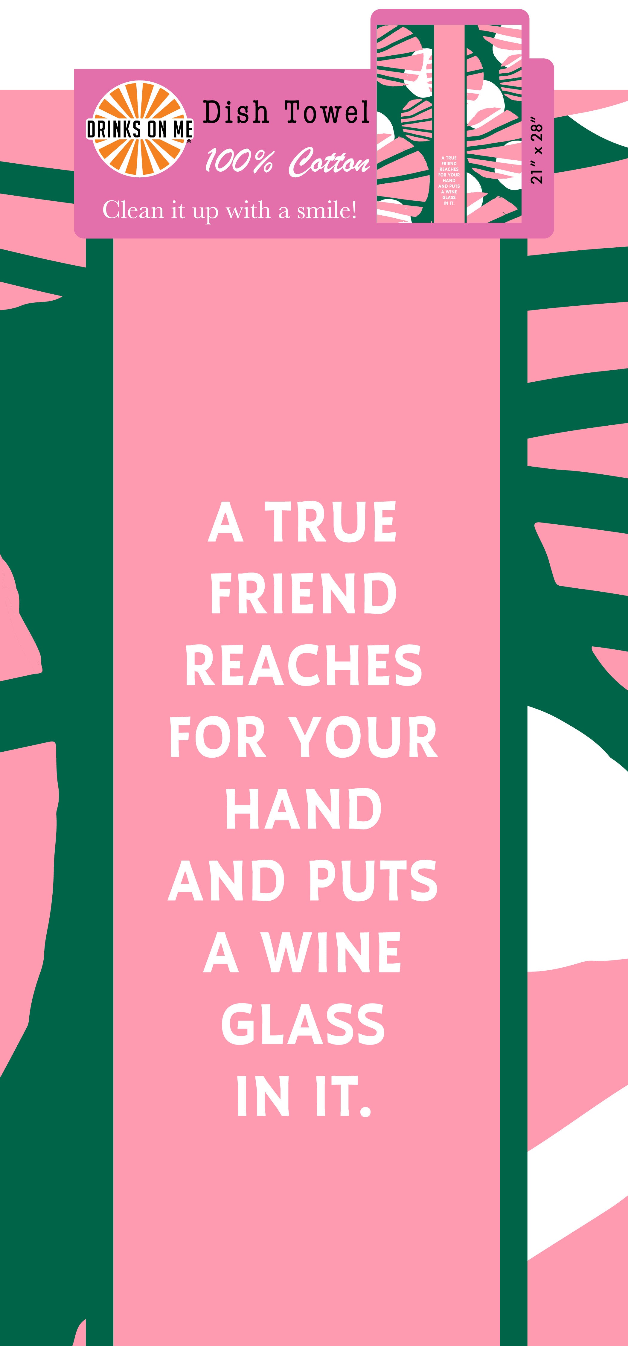 True Friend Dish Towel - Premium Absorbent Kitchen Towels for Drying Dishes, Cleaning & Decor - Perfect for Home, Restaurant & Gift Use