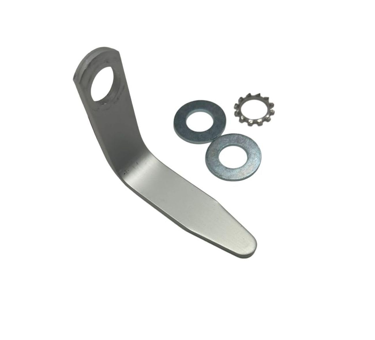3/8 Inch L-Shaped Large Rafter Hook for Nail Guns - Heavy Duty 3/8in NPT Air Fitting with Teeth Washer & Flat Washers - Perfect for Framing, Roofing, and Construction Projects