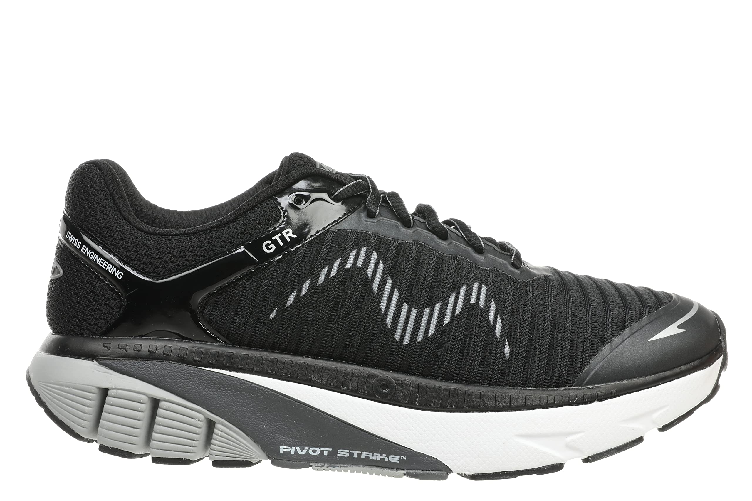 MBT GTR Black Men's Running Shoes Size 7.5 - Lightweight Athletic Sneakers for Jogging, Gym Workouts & Daily Walking