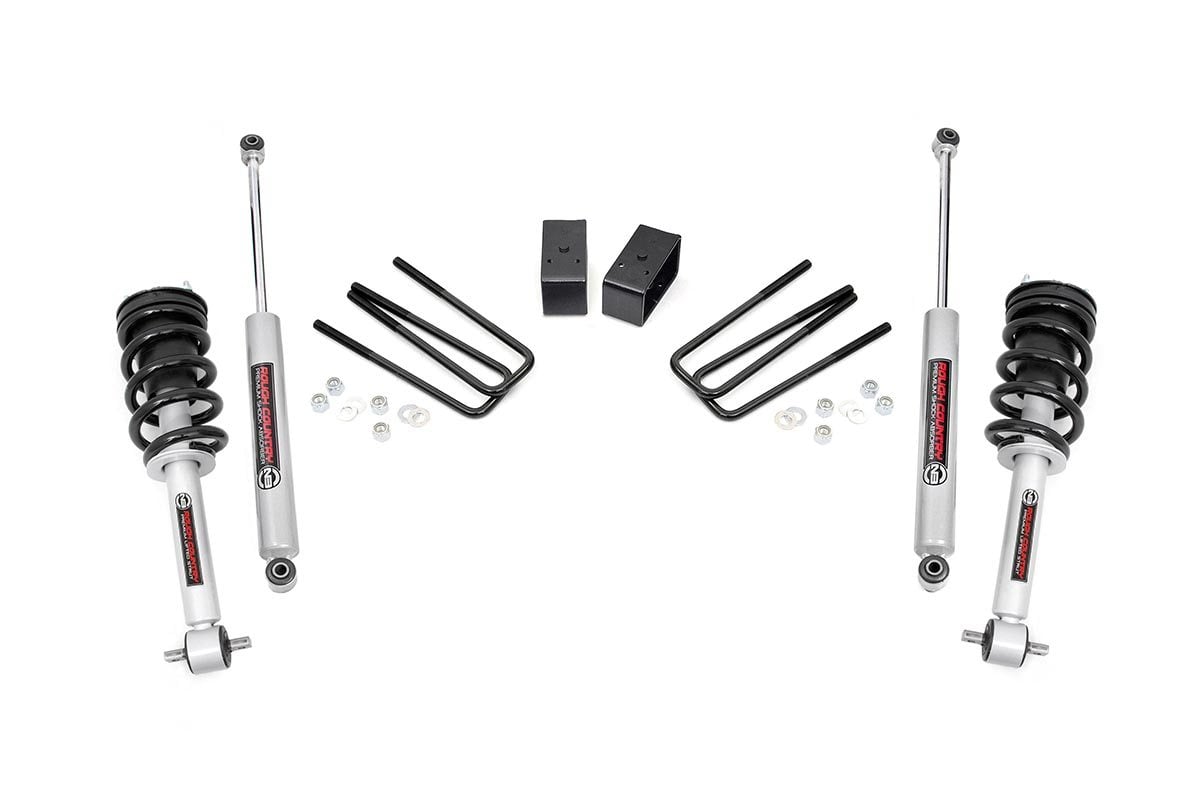 3.5 Inch Lift Kit for Chevy/GMC 1500 2WD (2007-2013) - Heavy Duty N3 Struts - Off-Road Suspension Upgrade - Perfect for Trail Riding & Truck Customization