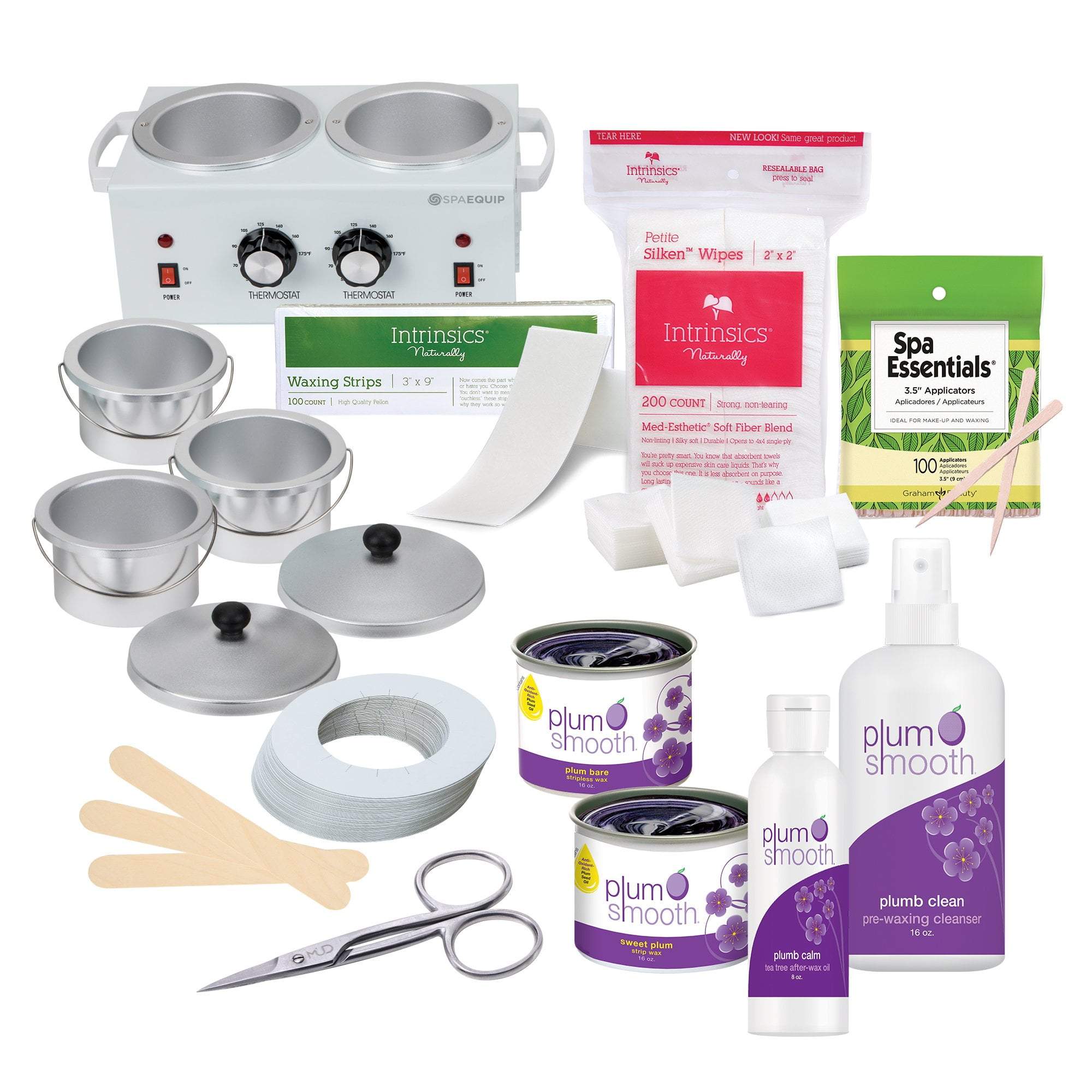 Premium Waxing Kit with Warmer - Complete Hair Removal Set for Smooth Skin at Home | DIY Bikini, Legs, Face & Body Waxing