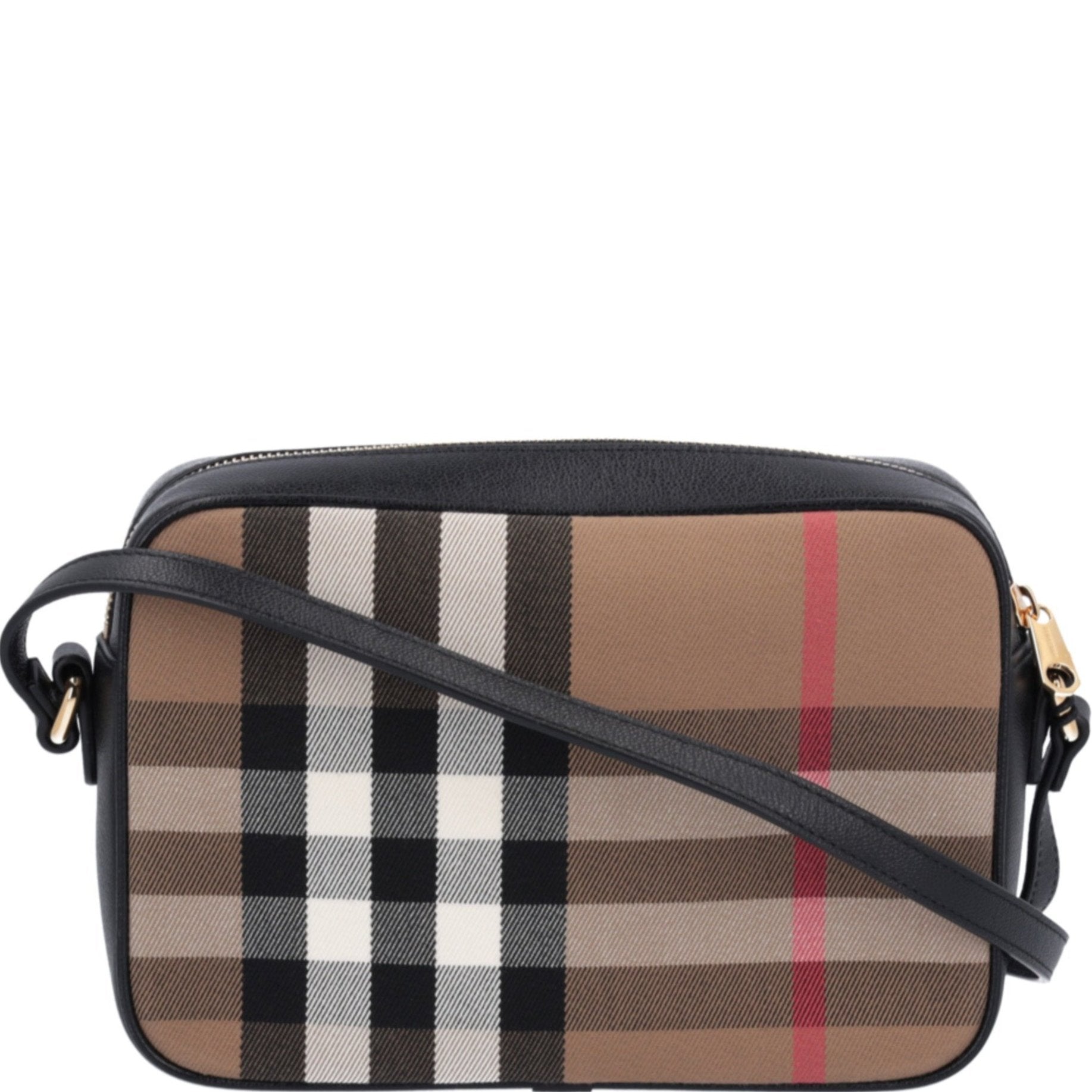 Burberry LG Camera Check Bag - Stylish Crossbody Bag for Women, Luxury Designer Handbag with Check Pattern - Perfect for Travel, Work & Everyday Use