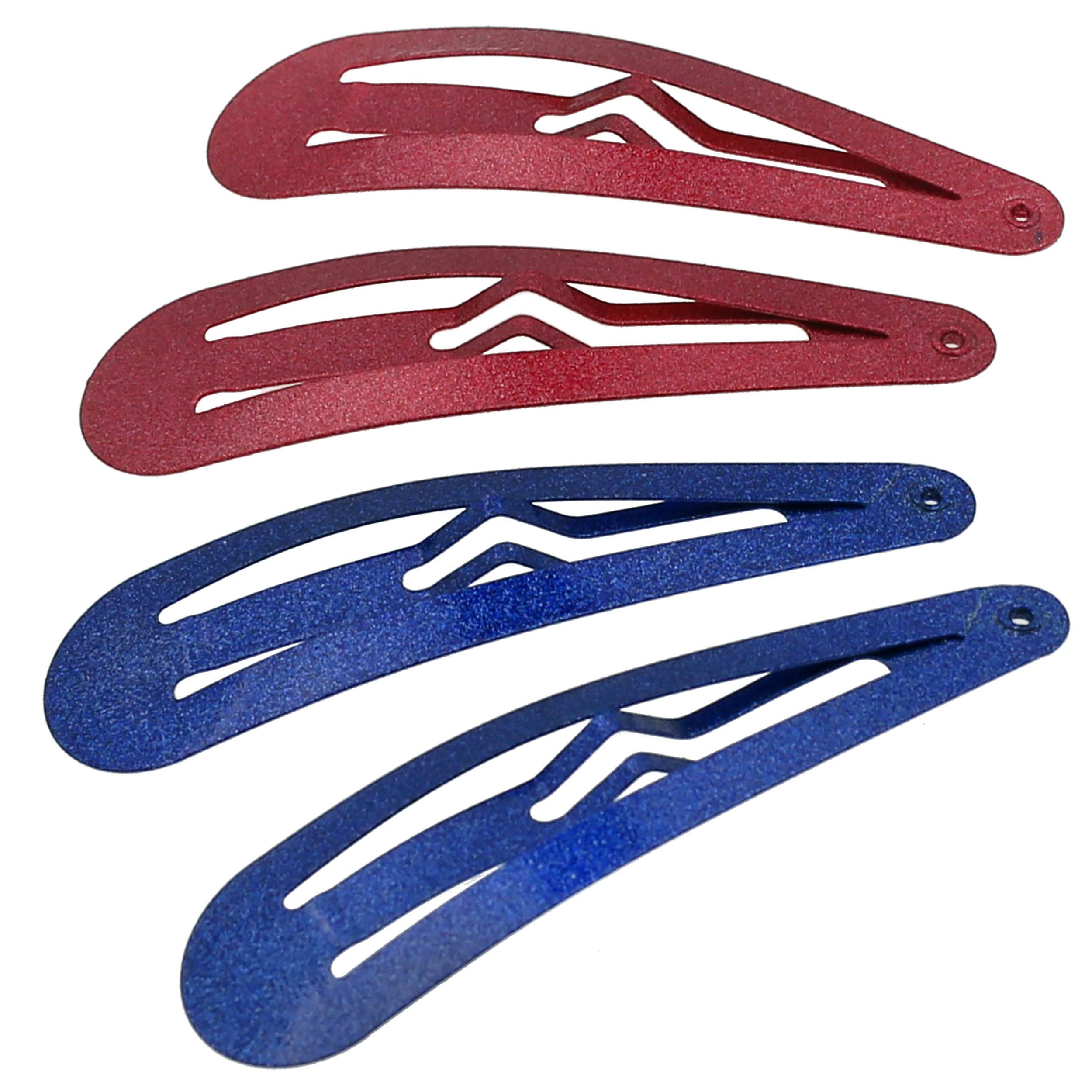 Camila Paris CP1330H French Hair Barrettes Clips for Women - Strong Hold Metal Snap Hair Slides (Made in France) | No-Slip Grip Hair Accessories for Styling, Work, Weddings & Everyday Use