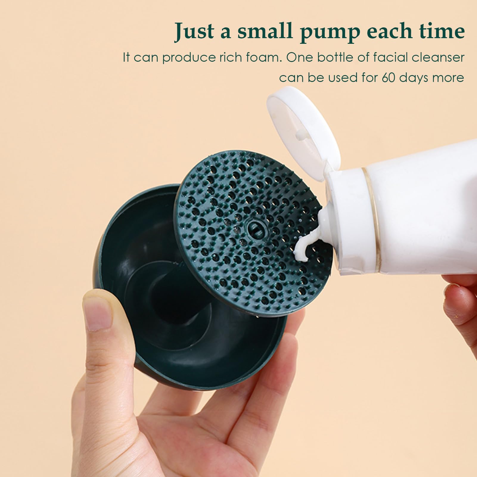 Awakentti Bubble Face Wash - Portable Foam Cleanser with Whisk for Gentle Skin Care | Travel-Friendly Foam Maker for Women | Perfect for Home & On-the-Go Use