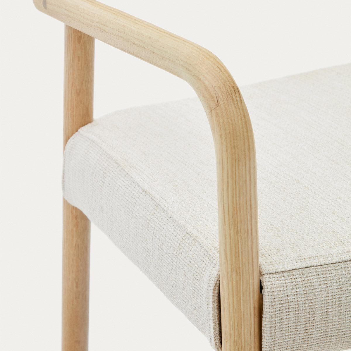 Falconera Modern Dining Chair - Sturdy Wooden Kitchen Chair with Upholstered Seat - Perfect for Dining Room, Kitchen, and Home Decor