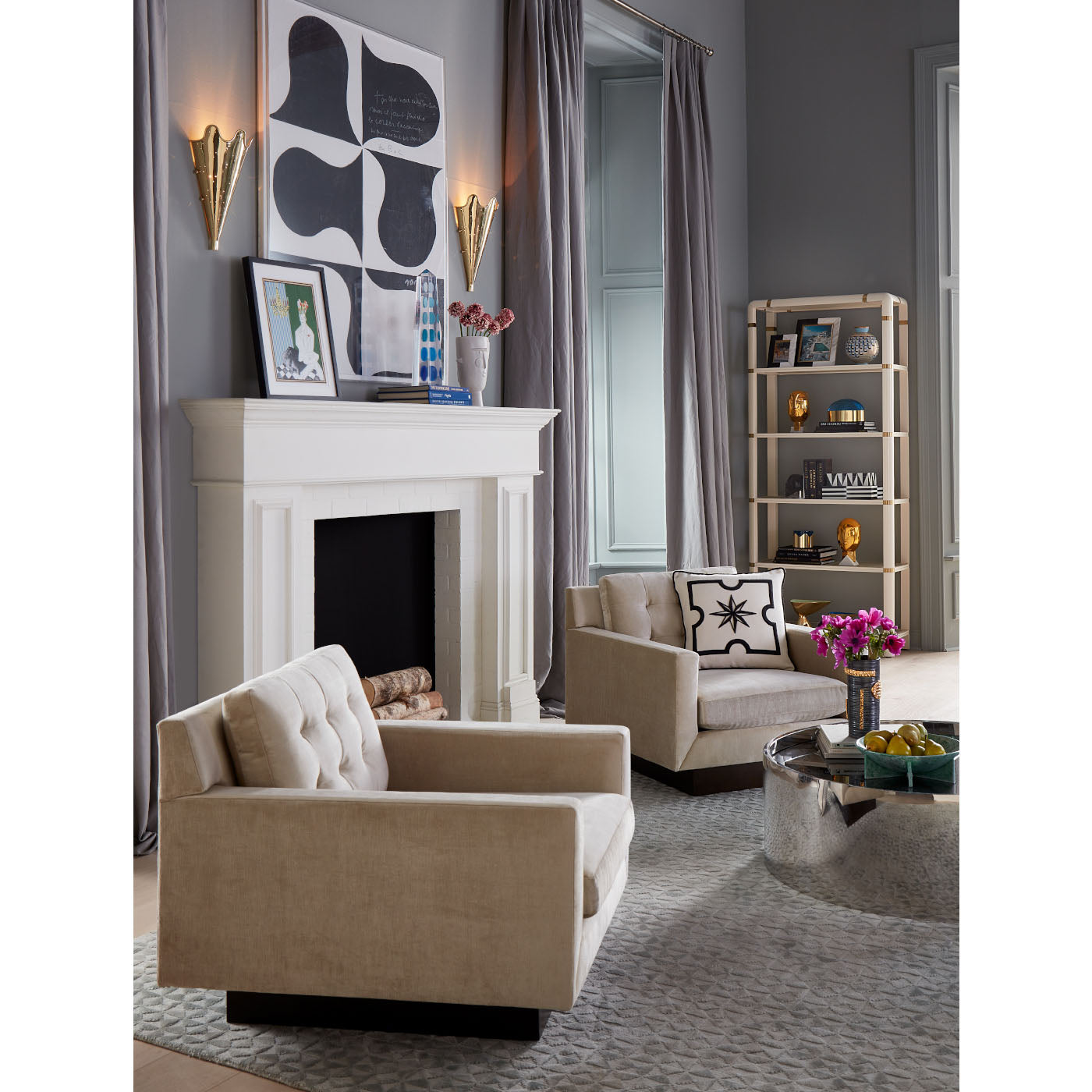 Wright Lounge Chair - Modern Comfortable Recliner for Living Room, Bedroom & Office - Perfect for Relaxing, Reading & Lounging