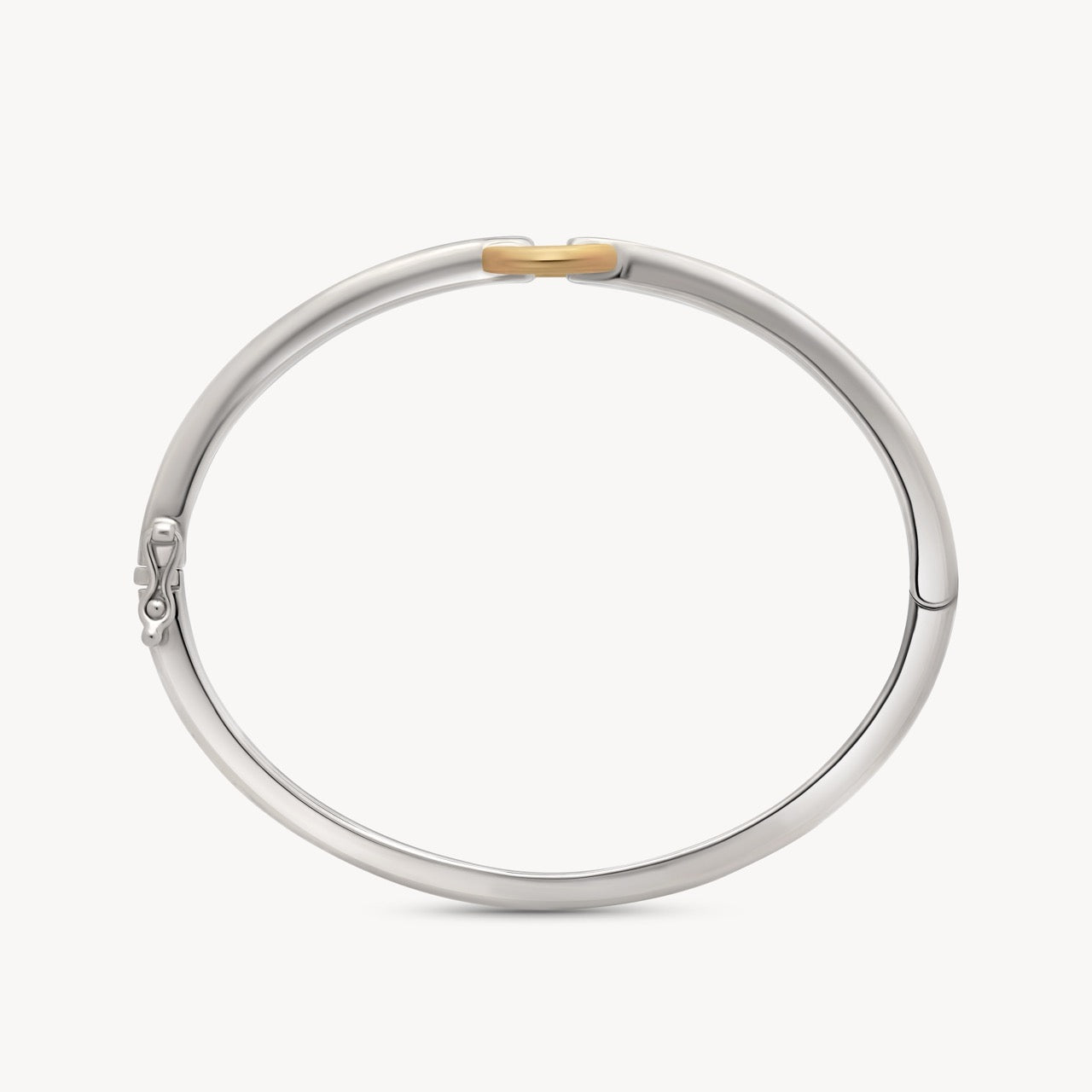 Elegant Mixed Metal Diamond Buckle Bracelet for Women - Fashion Jewelry Gift for Birthday, Anniversary & Special Occasions