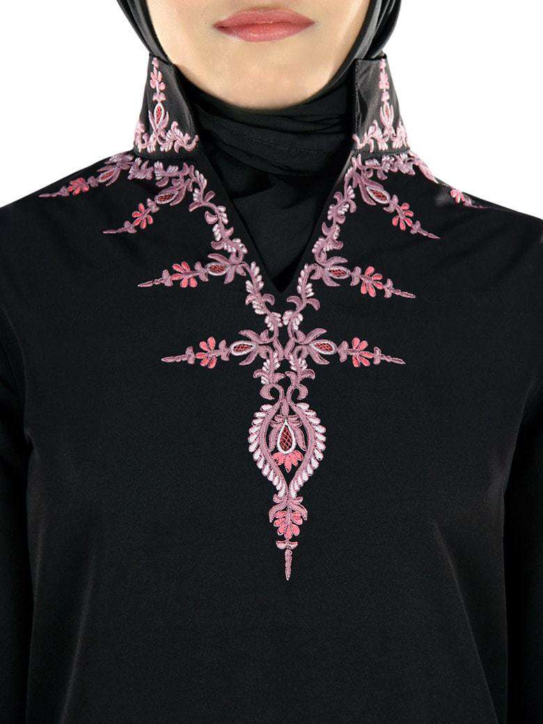 Ashika Black Islamic Tunics for Women - Modest Muslim Prayer Dress - Perfect for Eid, Ramadan & Daily Wear