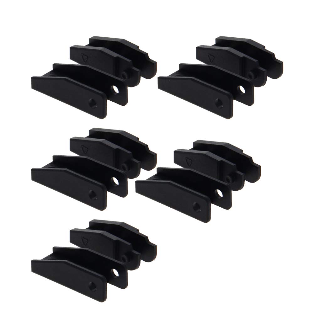 Heyiarbeit 7x7mm Drag Chain End Connector - 10 Sets for Cable Carrier Chain Joints | Perfect for CNC Machines, 3D Printers & Industrial Automation Equipment