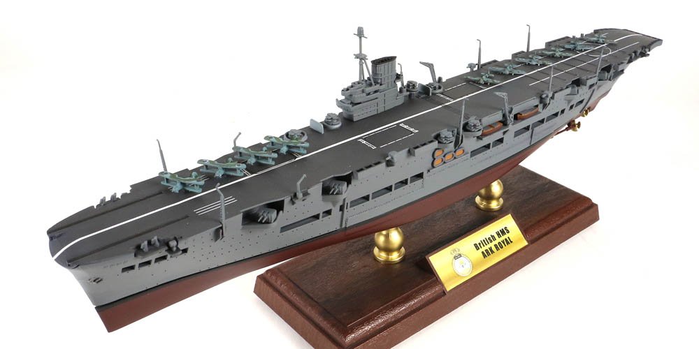 1:700 Scale HMS Ark Royal Aircraft Carrier Model Kit - Premium British Navy Warship for Collectors & History Enthusiasts - Perfect for Display, DIY Projects & Military History Education