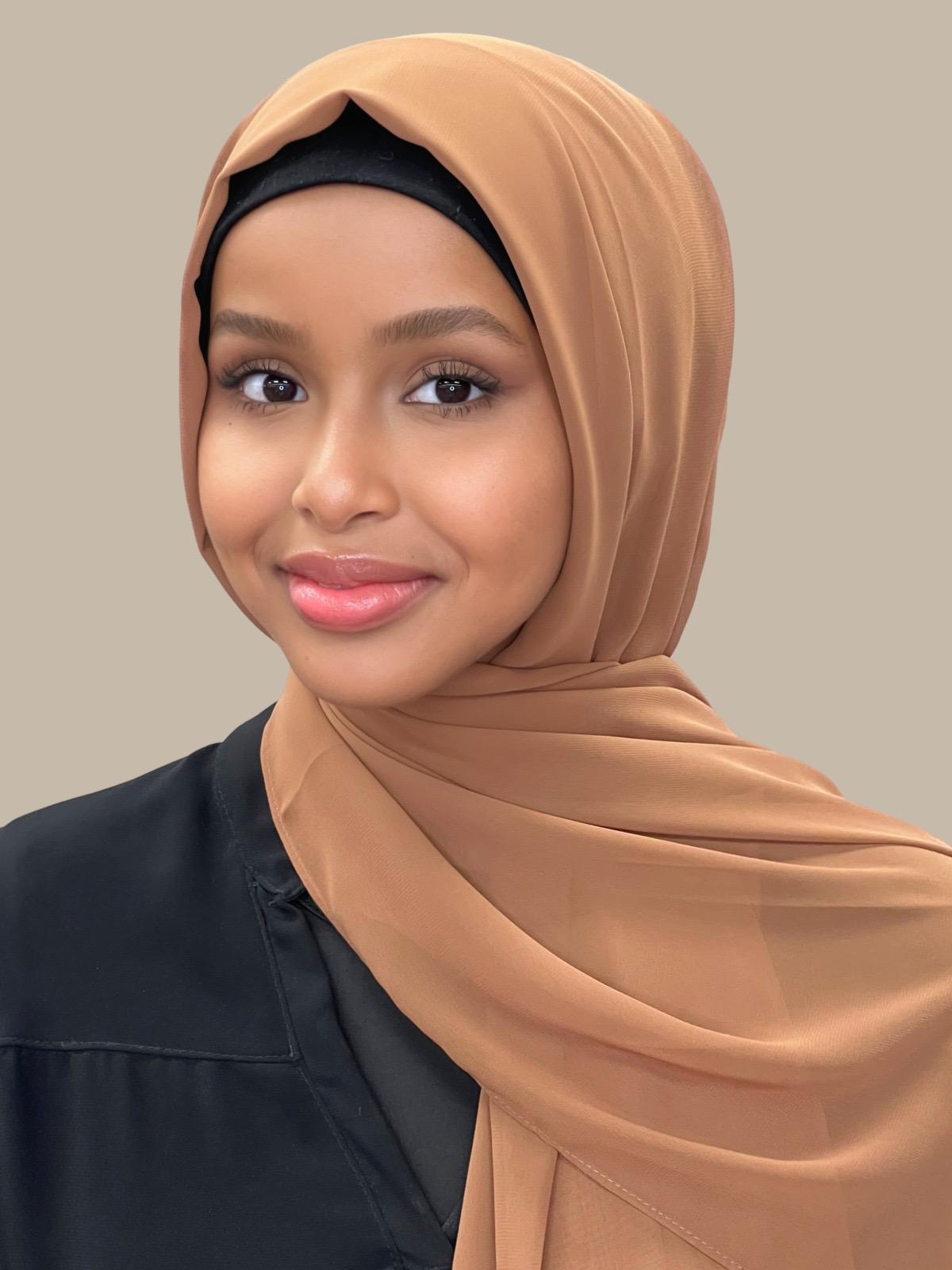 Luxury Chiffon Hijab Scarf - Soft & Lightweight Muslim Headscarf for Women - Perfect for Daily Wear, Prayer, and Special Occasions