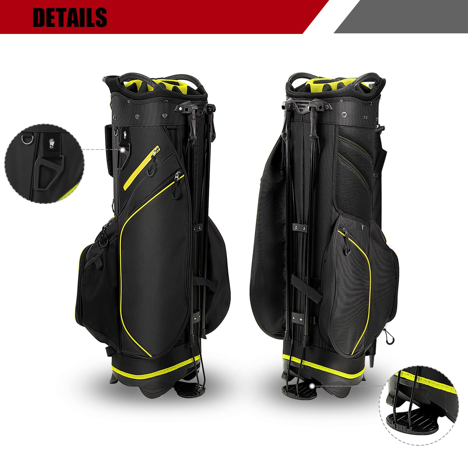 **Men's Navy 14-Way Divider Golf Stand Bag – 6LB Lightweight & Portable for Walking or Riding – Includes Dust Cover & Comfortable Strap – Perfect for Golfers, Tournaments & Practice Rounds**
