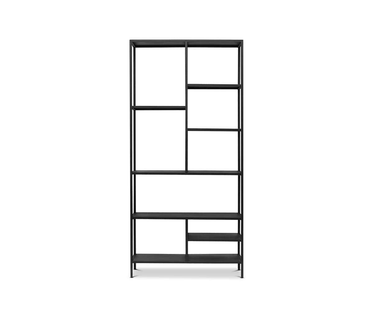 Heroy 36 Inch Tall 5-Shelf Wooden Bookcase - Modern Bookshelf for Living Room, Office & Bedroom - Sturdy Storage Organizer for Books, Decor & Essentials