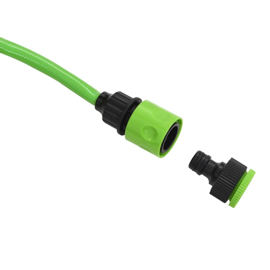 vidaXL Wall-Mounted Automatic Retractable Water Hose Reel - 32.8'+3.3' Long PVC Garden Hose with Adjustable Spray Nozzle & Auto-Winding Mechanism | High-Pressure Watering System | Durable Grey Green Hose Storage | Perfect for Lawn Care, Garden Irrigation & Outdoor Cleaning