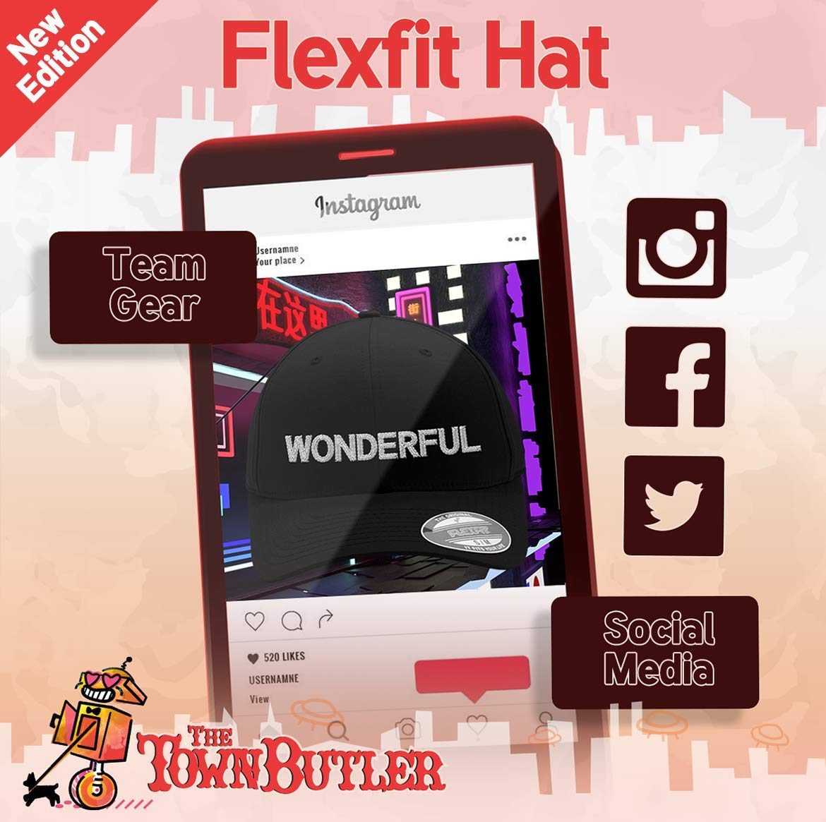 Flexfit Adult Men's Baseball Cap Hat - Adjustable & Comfortable for Sports & Outdoor Activities | Perfect for Baseball, Golf, Running & Daily Wear