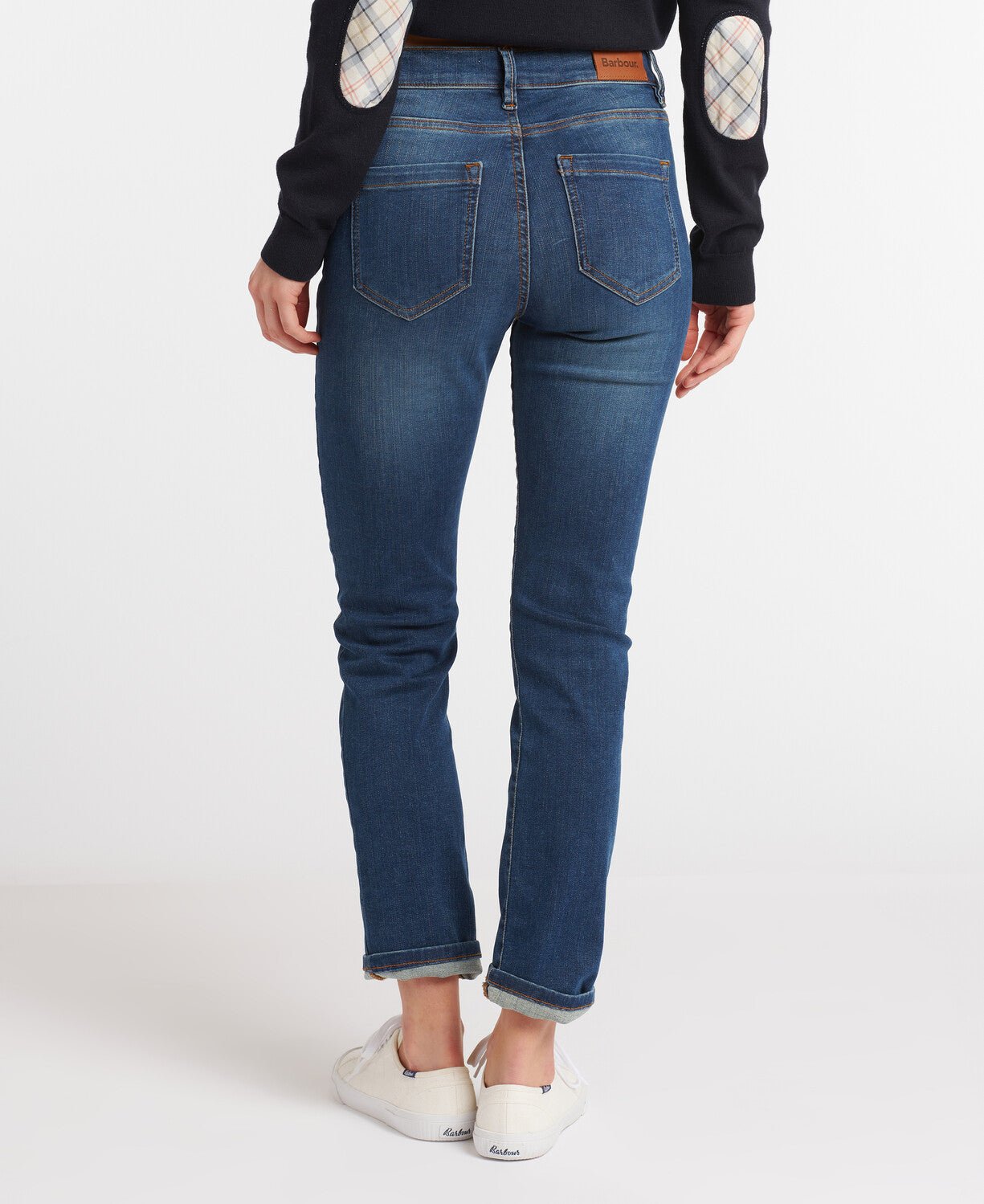 BARBOUR Essential Slim Fit Jeans for Men - Classic Blue Denim Pants | Perfect for Casual Wear, Office & Outdoor Activities