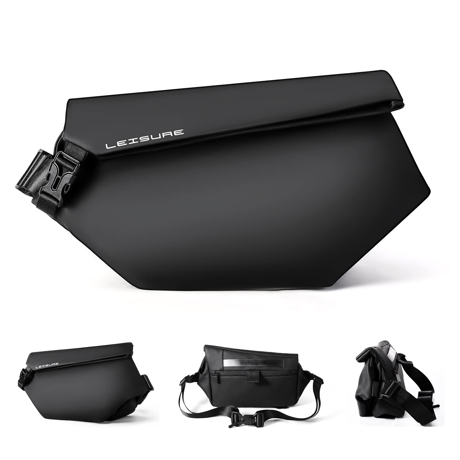 WEPLAN Waterproof Messenger Bag for Men & Women - Durable Crossbody Sling Shoulder Bag for Laptop & Essentials | Perfect for Work, Travel & Daily Commute
