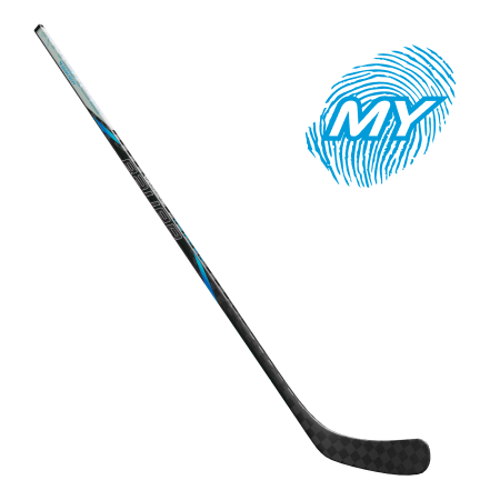 MYBAUER LP N TRACER JR 40 52 BLK - Junior Hockey Stick for Youth Players - Perfect for Ice Hockey Training & Games