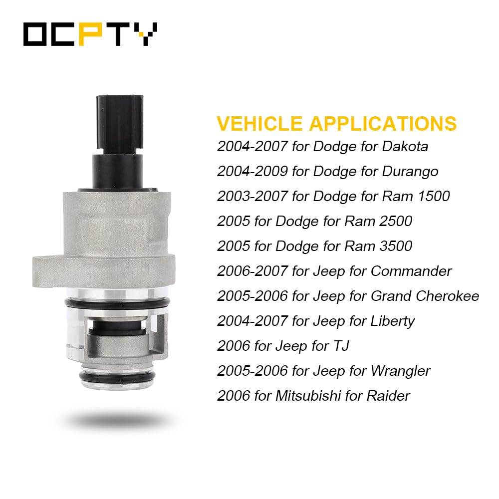 OCPTY 4861552AC New Idle Air Control Valve - Compatible with Dodge Aspen, Dakota, Durango, Ram 1500/3500 & Jeep Liberty, TJ, Wrangler - Improve Engine Performance & Fuel Efficiency - Perfect for Off-Roading & Daily Commuting