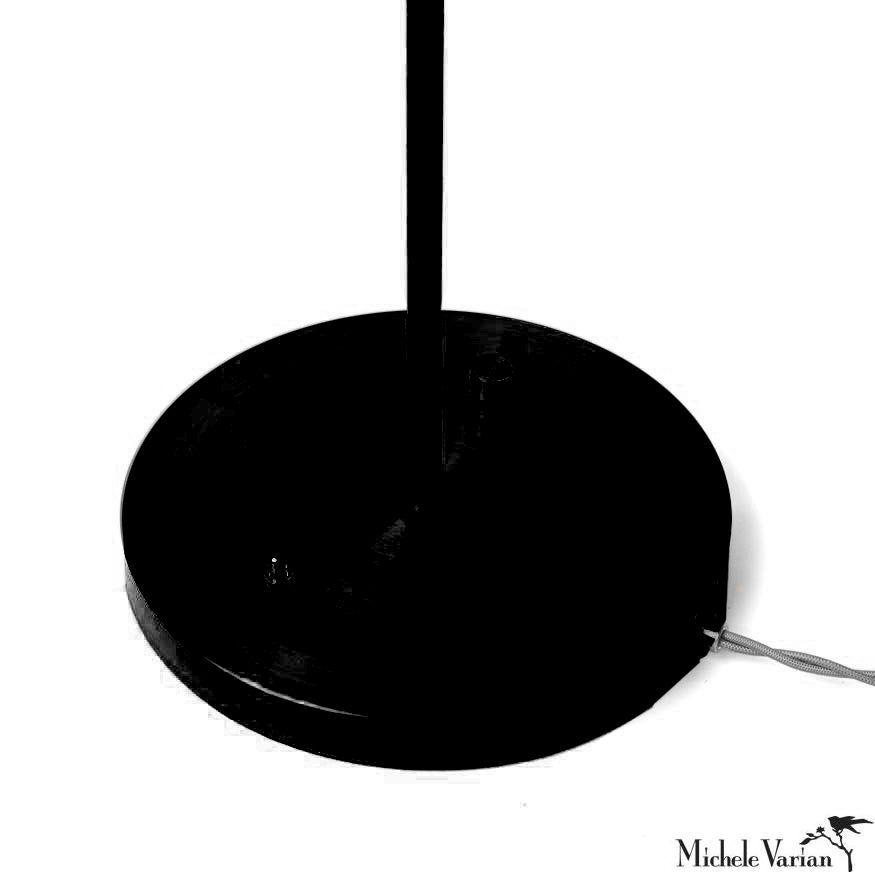 Modern Black Cone Axis Floor Lamp - Adjustable Height LED Standing Light for Living Room, Bedroom & Office - Stylish Home Decor Lighting