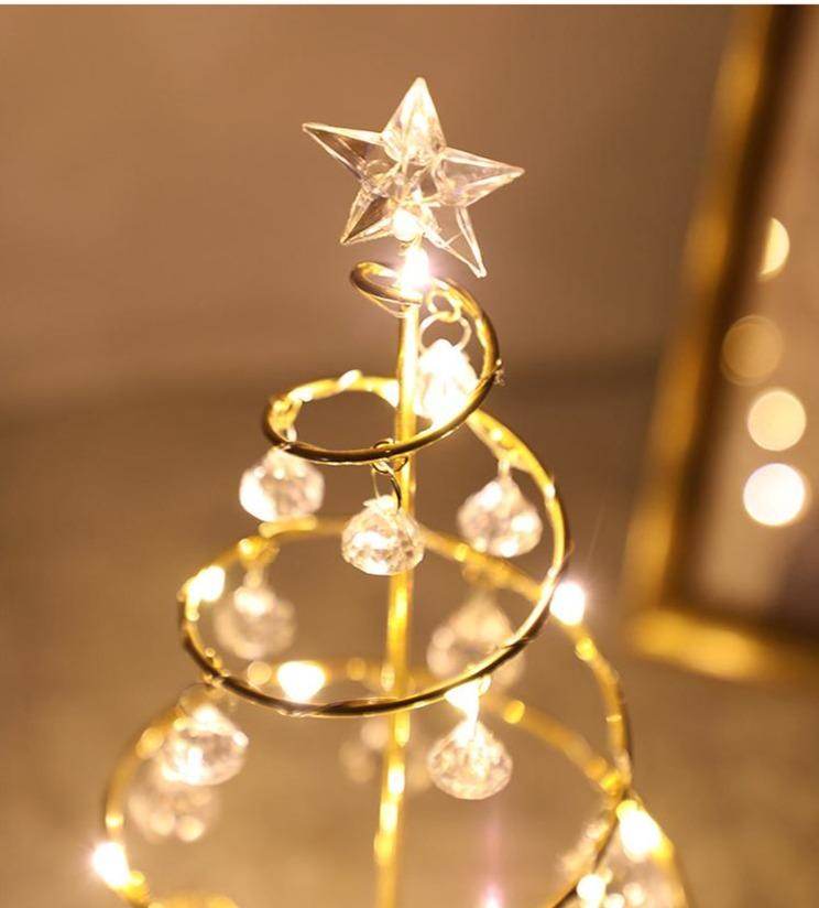 LED Crystal Christmas Lights - Waterproof Fairy String Lights for Indoor & Outdoor Holiday Decorations - Perfect for Xmas Tree, Home, Party, Wedding