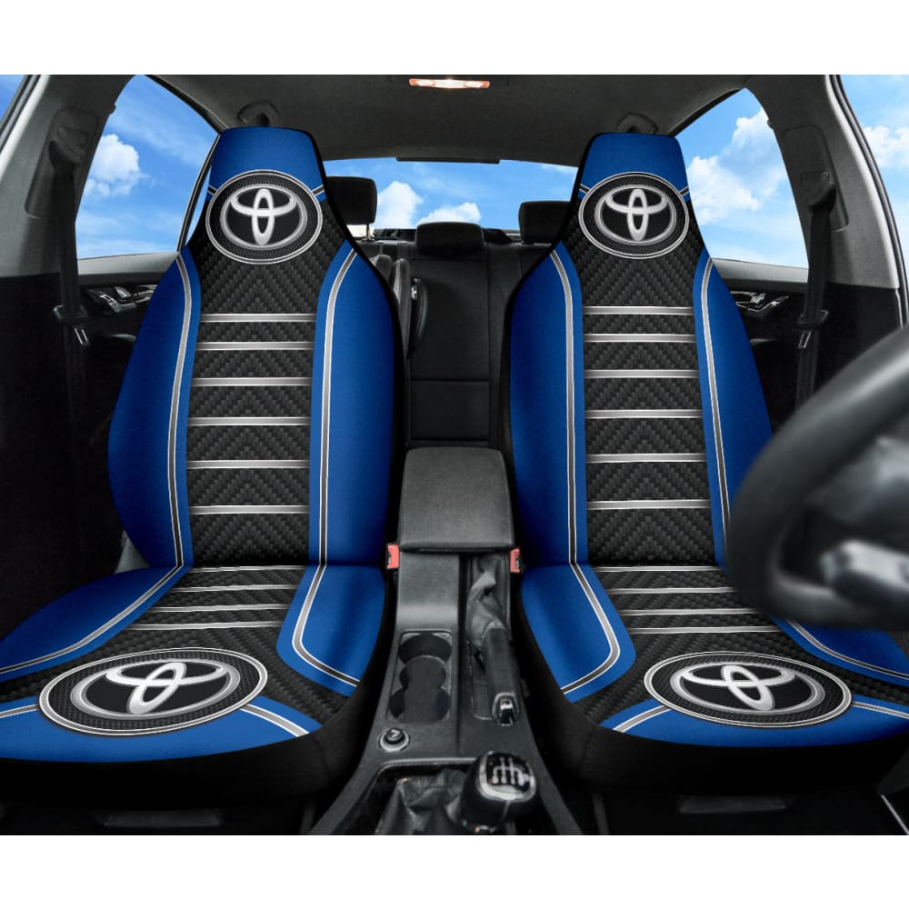 Premium Blue Toyota Car Seat Covers - Custom Fit for Amazing Style & Comfort (Model 2 210701) | Perfect for Road Trips, Daily Commutes & Vehicle Protection