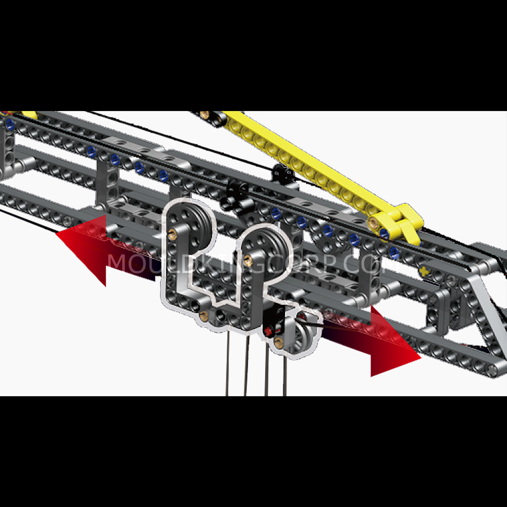 Mould King 17004 Remote Control Tower Crane Building Set - 1,797 Pieces Construction Toy for Adults & Kids | STEM Educational Gift for Engineers & Collectors | Perfect for DIY Projects, Birthday Gifts & Home Decoration