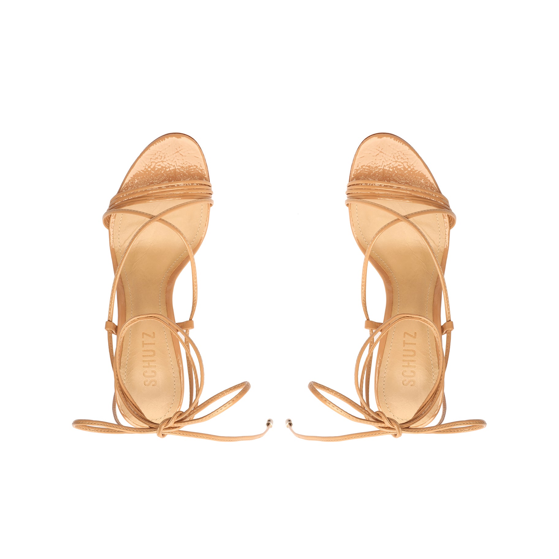 Arceli Women's Patent Leather Sandals - Comfortable Strappy Dress Sandals for Summer, Wedding, Party & Casual Wear | Slip-Resistant Sole