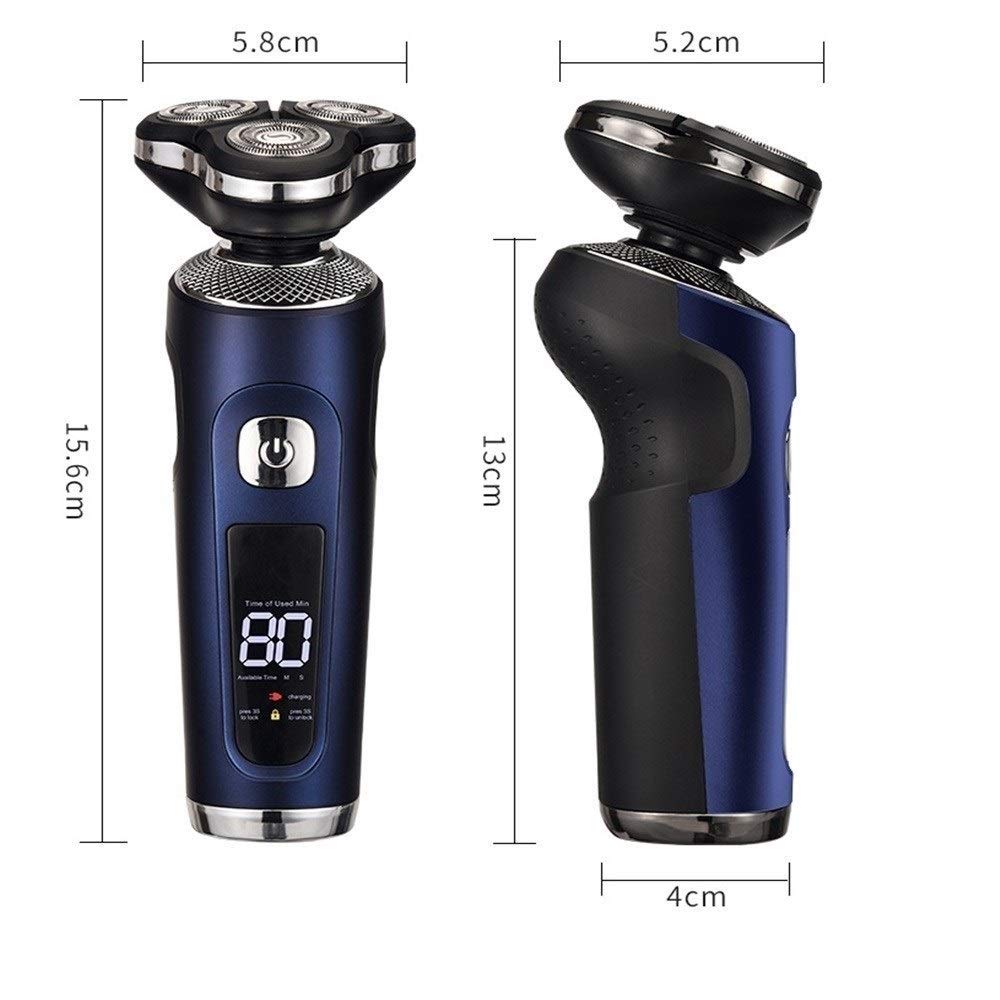 3-in-1 Floating Electric Shaver with USB Charging - Multifunctional Beard Trimmer & Razor for Men - Perfect for Travel, Gym, and Daily Grooming