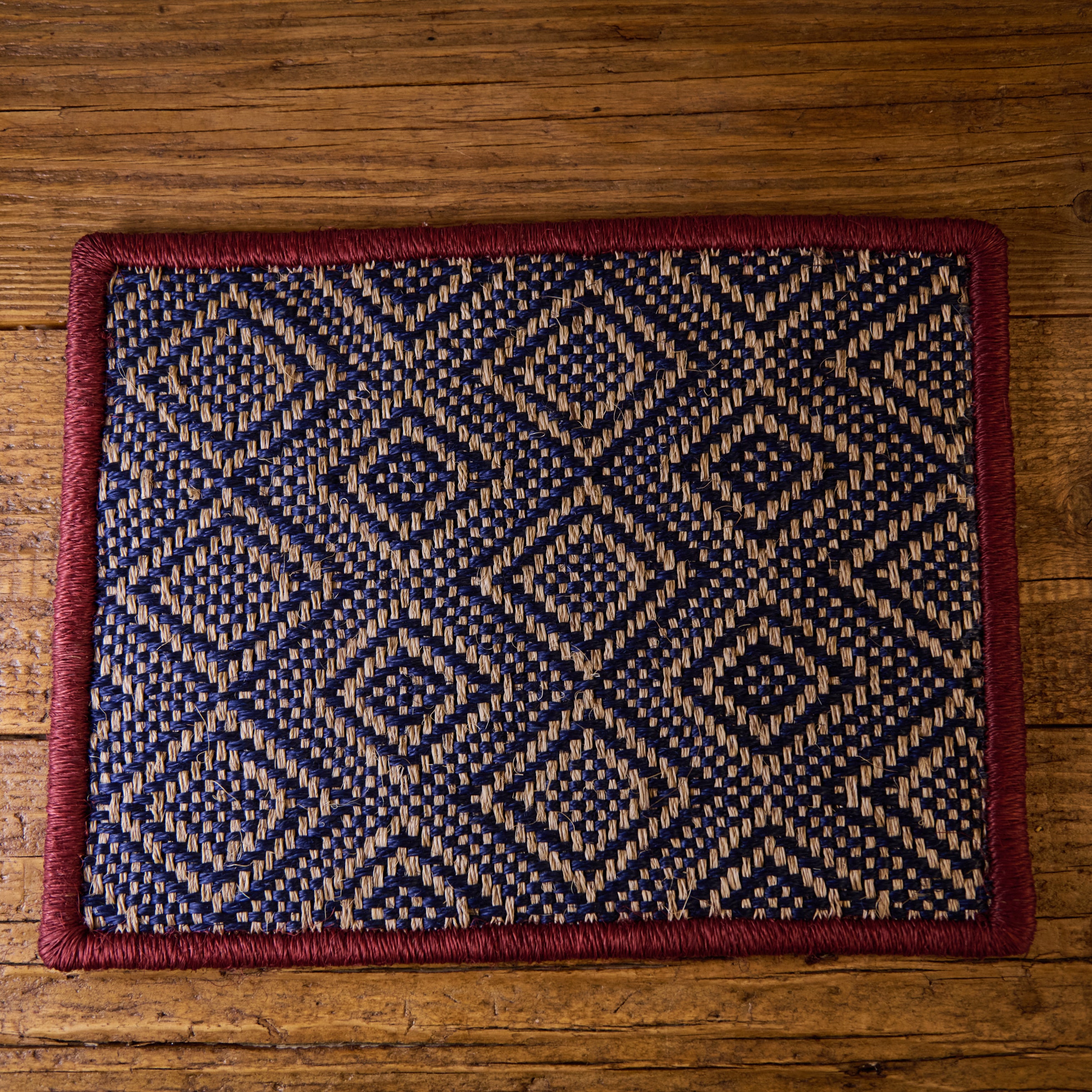 San Gil Placemats Set of 2 - Waterproof & Non-Slip Table Mats in Blue, Sand, Red & Purple for Dining Table Decor, Kitchen, Party & Everyday Use