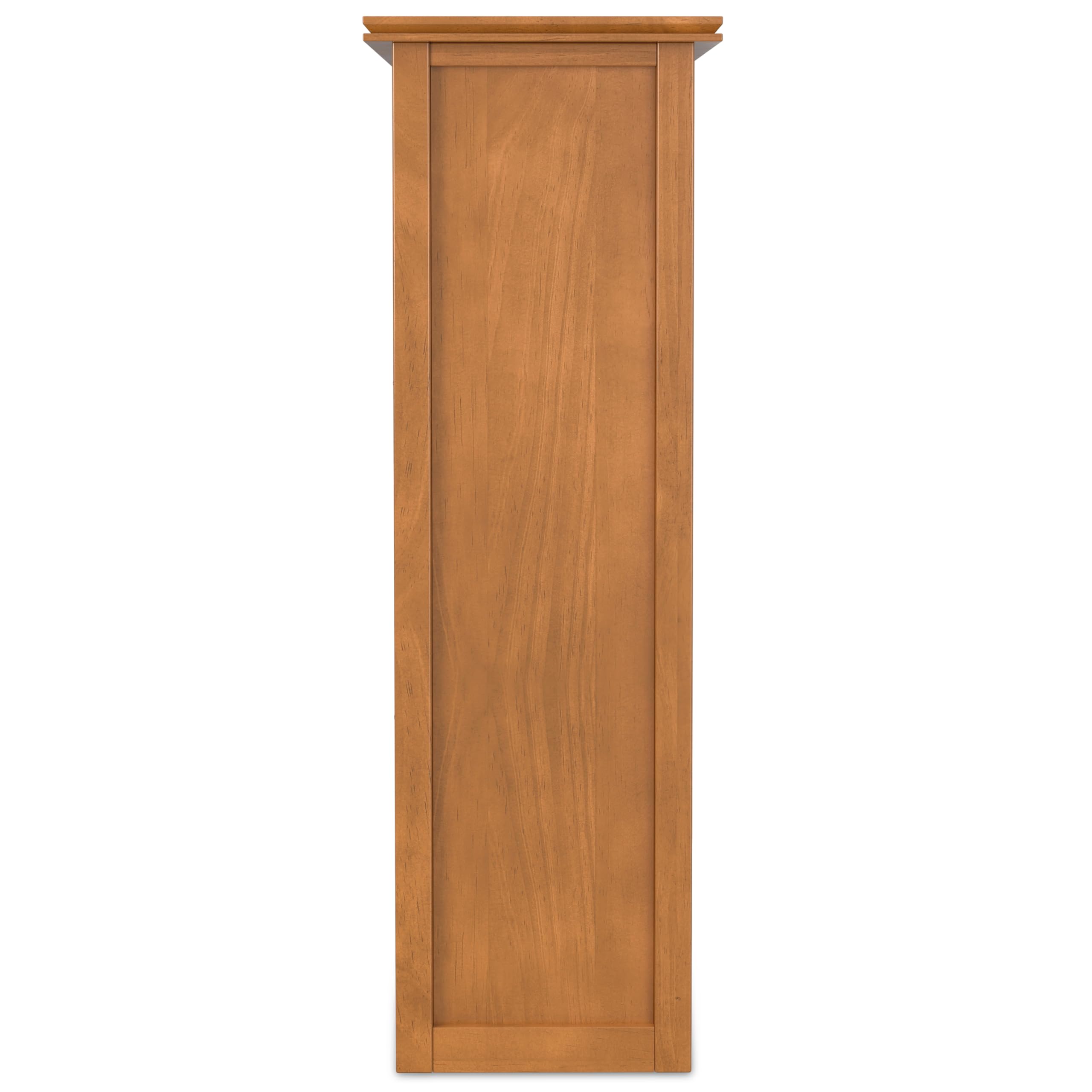 SIMPLIHOME Acadian 44 Inch Solid Wood 9-Cube Bookcase & Storage Unit, Light Golden Brown - Transitional Style for Living Room, Study, Office & Home Organization