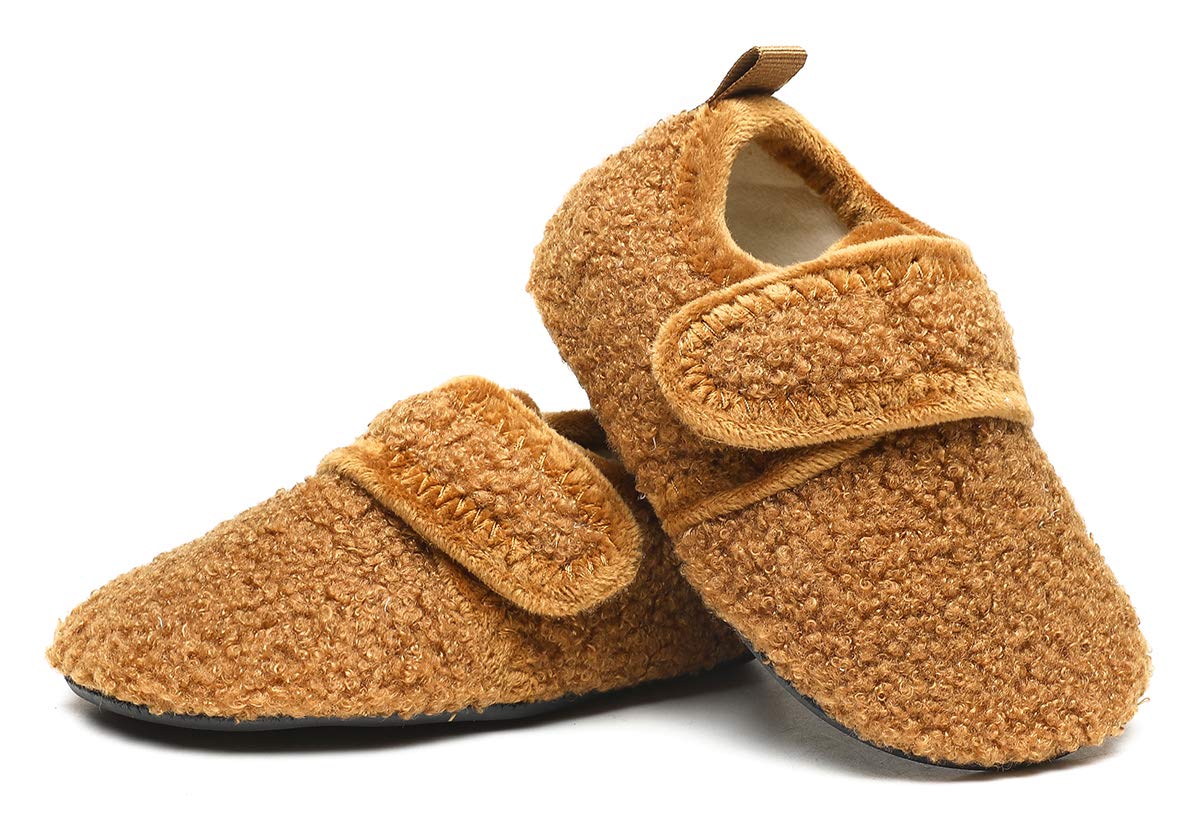 **SLEVEL Toddler Boys Girls Non-Slip House Socks - Lightweight Indoor Slippers for Kids - Soft Home Shoes for Babies & Toddlers - Perfect for Playtime, Nursery & Cozy Family Moments**