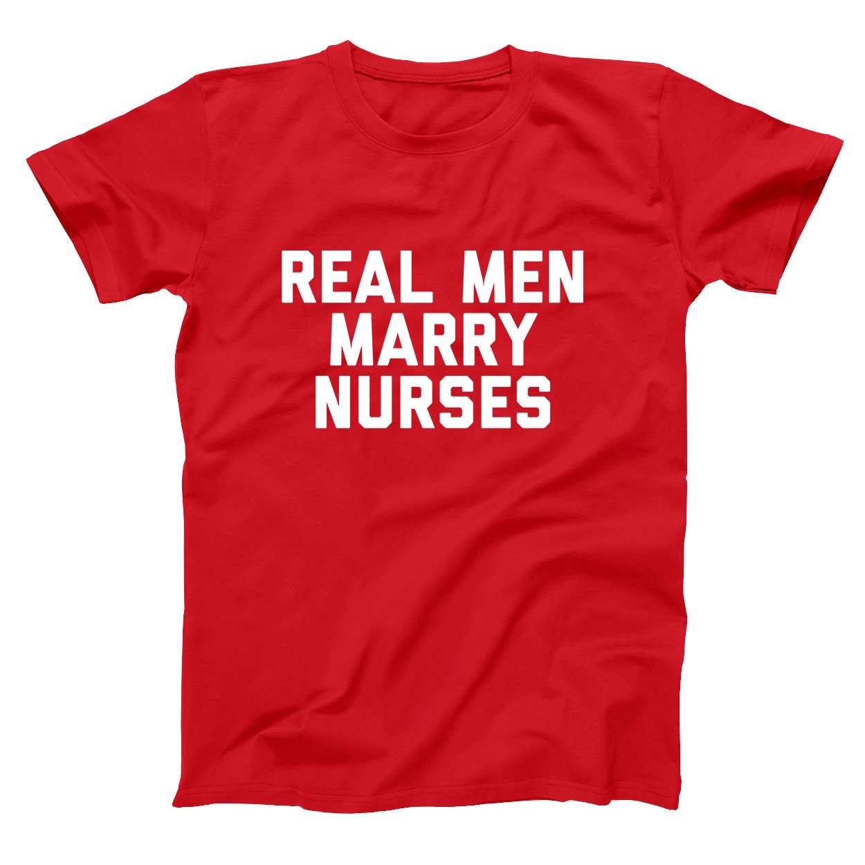 Real Men Marry Nurses Basic Men's T-Shirt - Comfortable Cotton Tee for Casual Wear, Gifts for Nurses & Medical Professionals