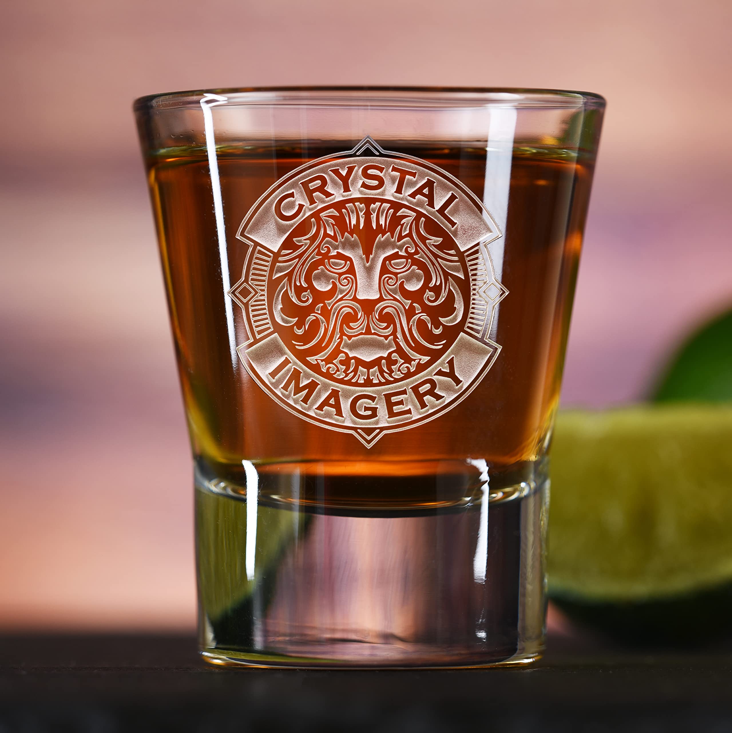 Custom Engraved Shot Glasses Set of 16 - Personalized Barware for Parties, Weddings & Corporate Events - Premium Glassware for Liquor, Tequila & Whiskey Tasting